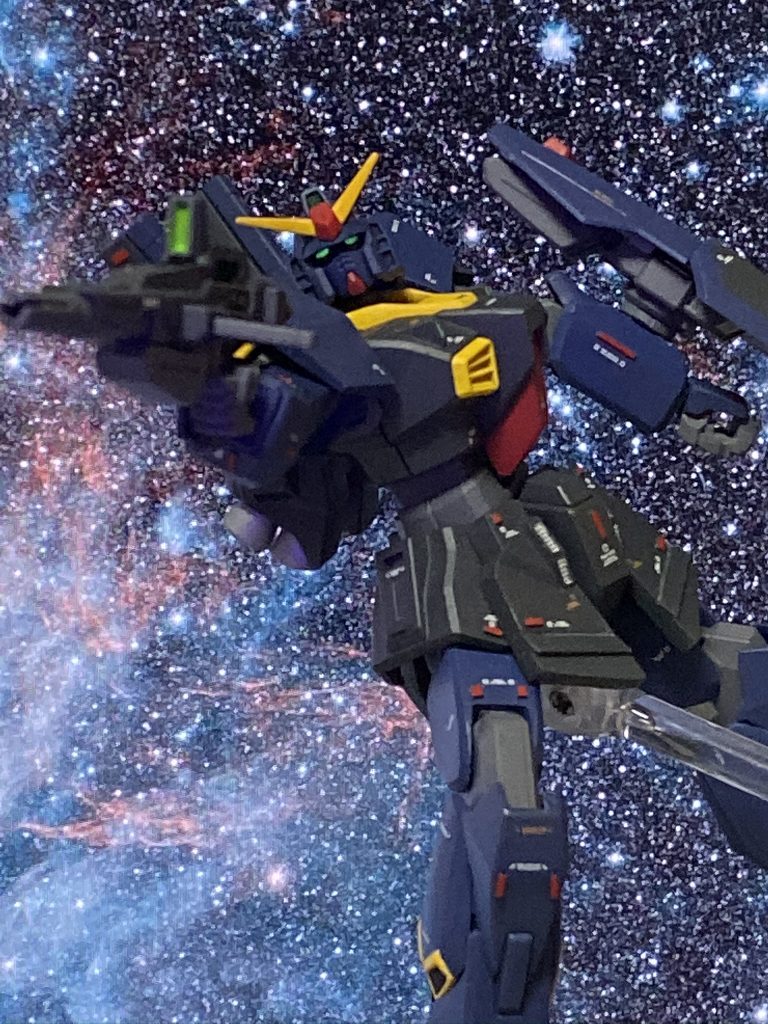 宇宙空間イメージの背景つけました