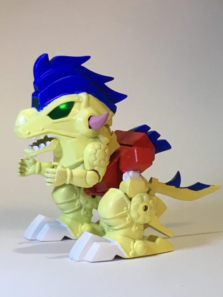 車椅子のパーツを装着、「怒りの獣神」モードはぴっ！