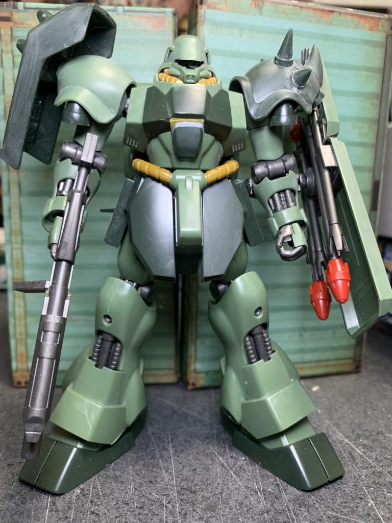 腰延長だけした素組みです