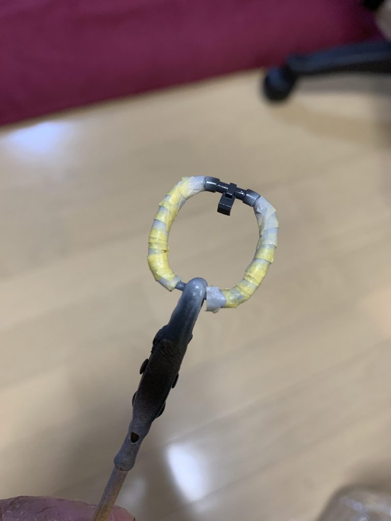 動力パイプは一節ずつグラデしてます
(；´Д`Aひぃー！