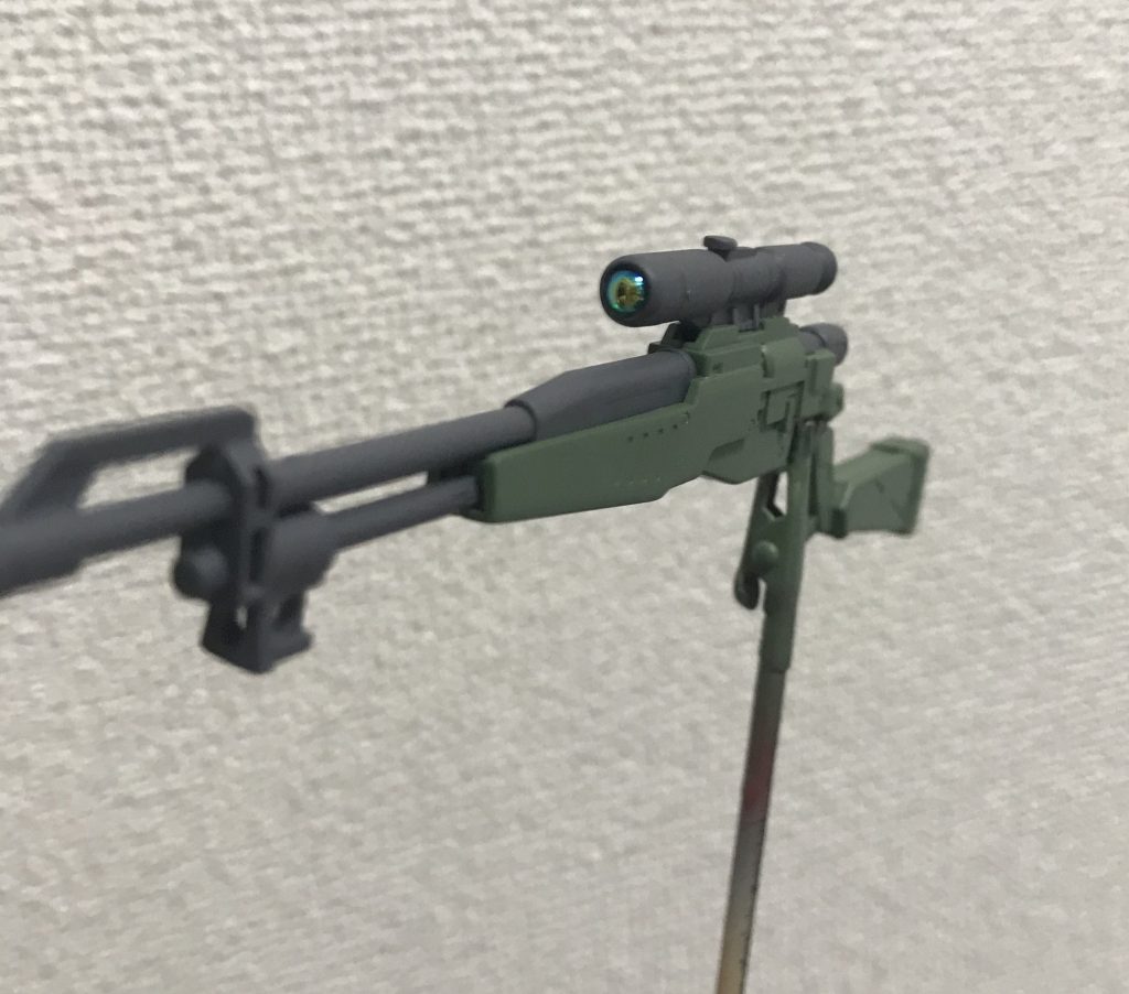 ライフルのセンサーの前後をVCドームにしています。