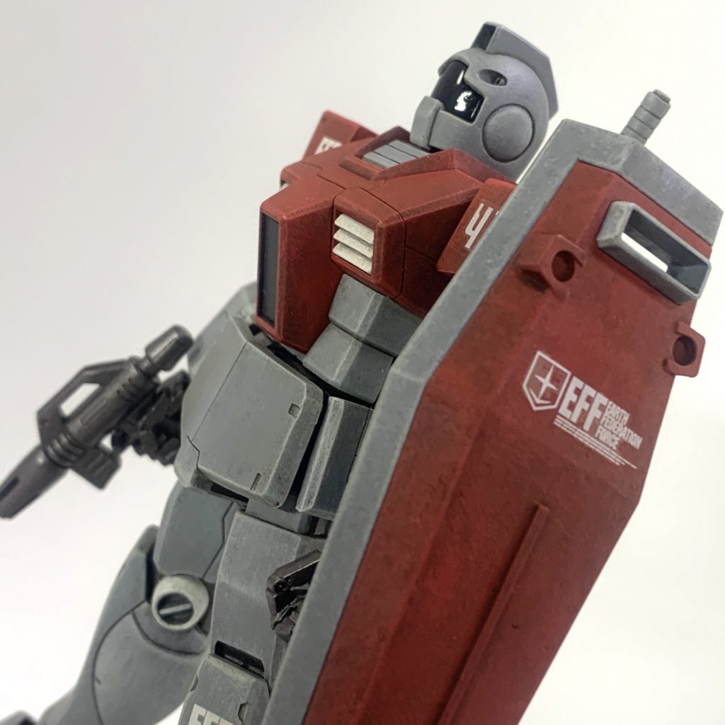 シールドにはGHL付録のデカール貼ったけどシルバリングが悔やまれる…。