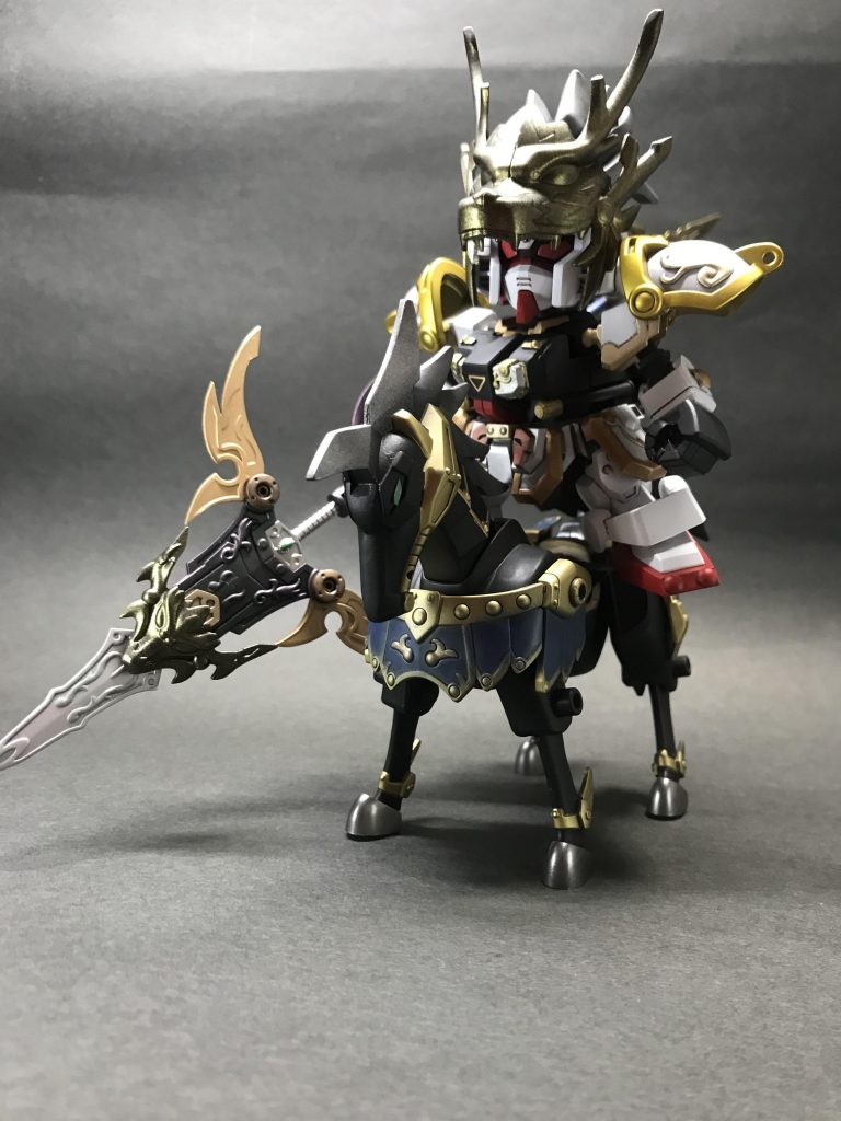 エグザム発動して戦場を愛馬と共に駆る。
錦と言われた武将ですからね。