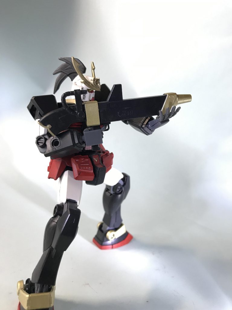 種子島ライフルはLEGEND武者ガンダムとReviveガンダムのライフルのグリップで改造