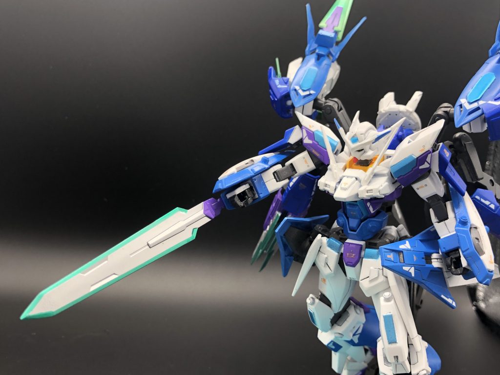 cファンネルの1つをバスターソード風に作成!!