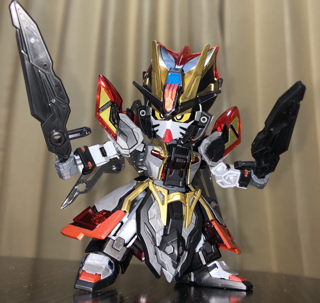 武器の双夜燕を剣モードで、二刀流