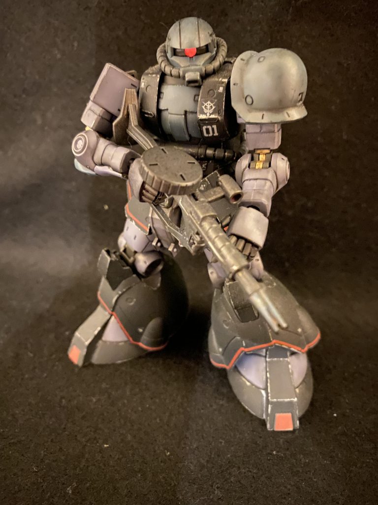 モノアイ点灯❗️モノアイ無点灯状態が個人的に好きなんで、たまに無点灯状態で仕上げたりしてます。