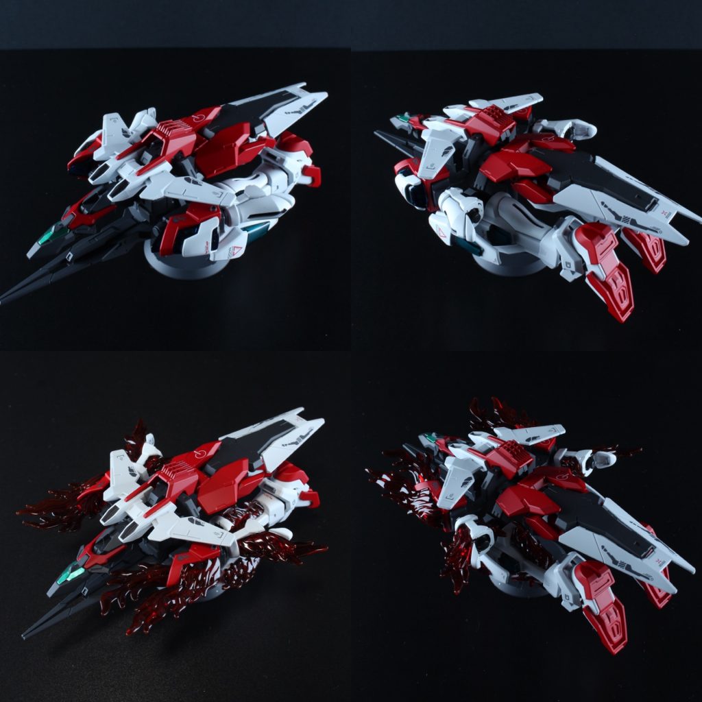 バーニングアーマー(上通常モード、下バーストモード)