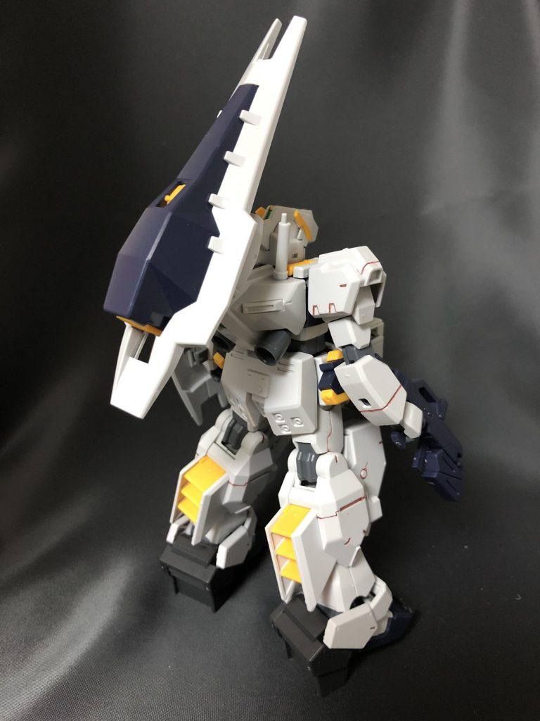 バックパックとチョバムアーマーのスミ入れ忘れた…