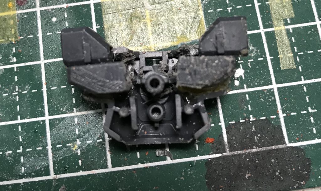 CSフレームを切り刻み組み込んでいます。