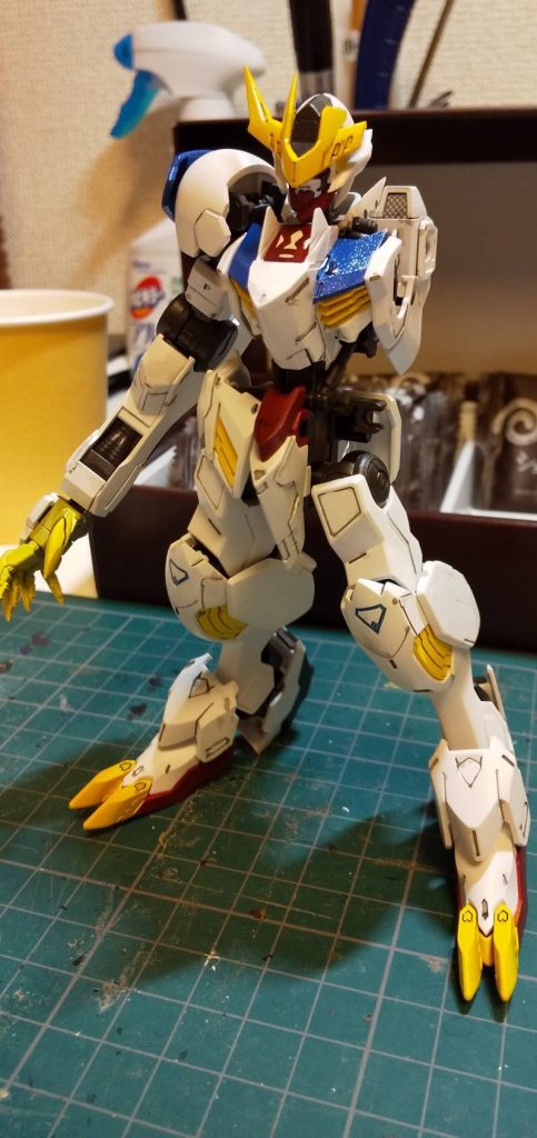 全体塗装後、ダメージ入れ、汚し塗装。それらしくできたので満足です！