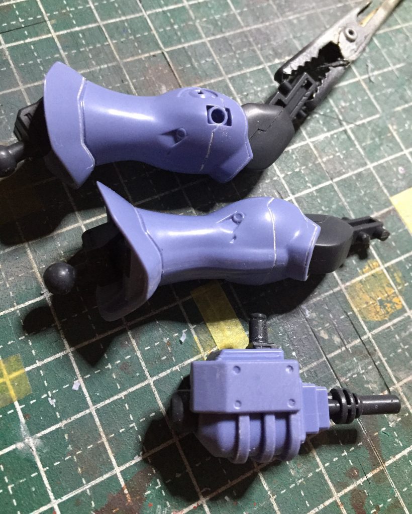 甘いモールドは彫り直してます。