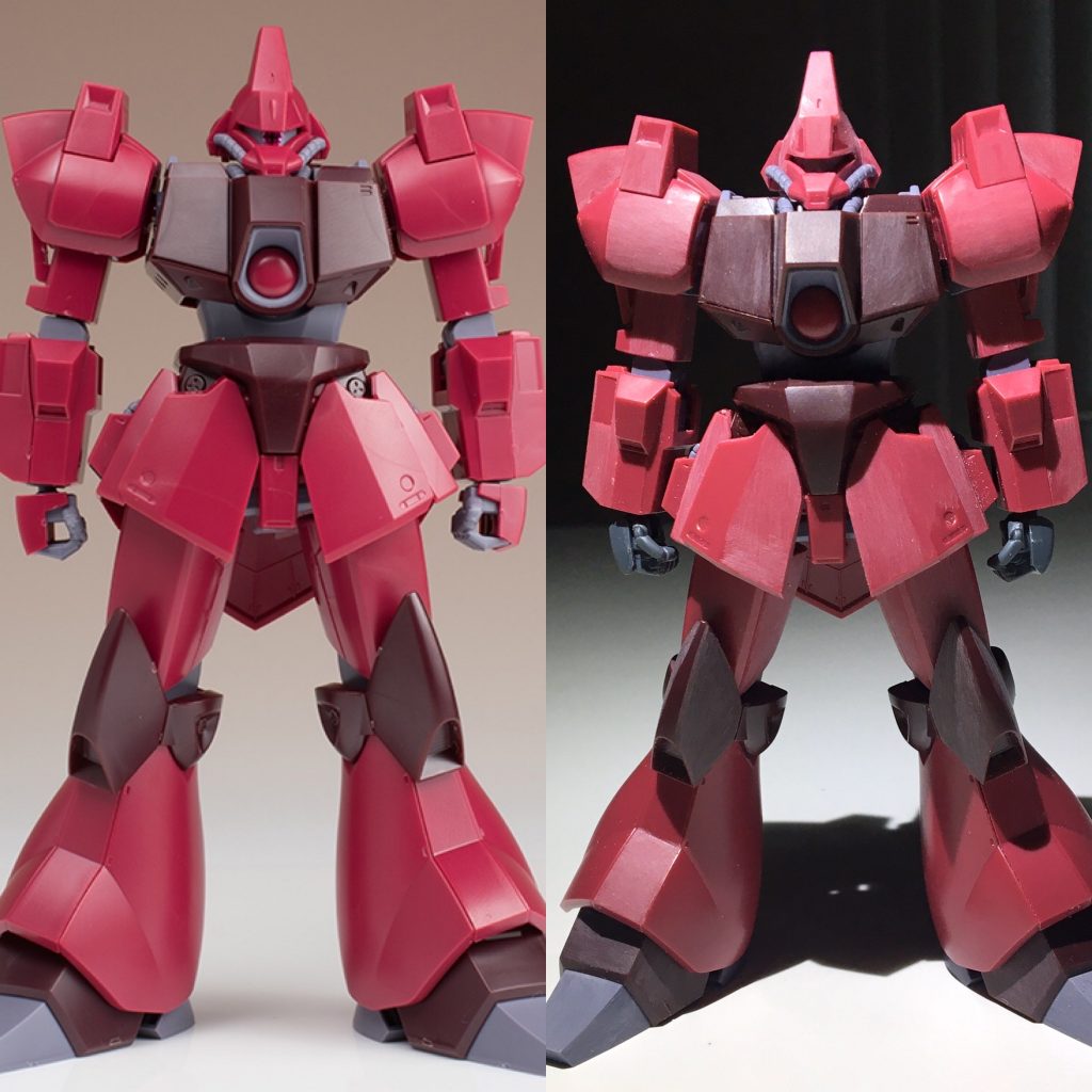 腕が肩から生えてる感じが嫌だったので、胴体寄せ。