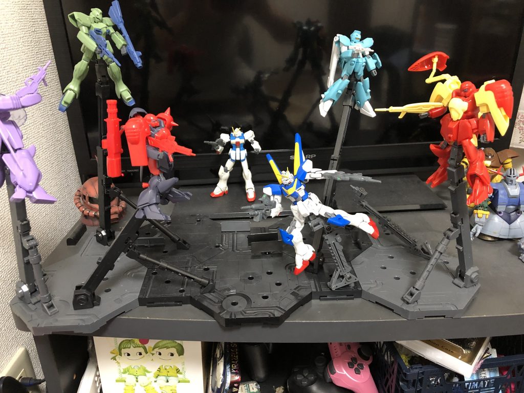 テレビの前がVガンワールド笑笑