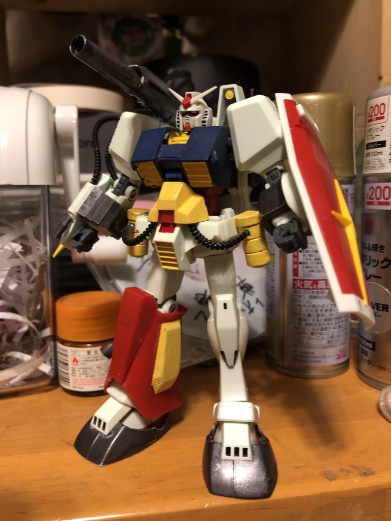 完成率90%。実は自分のミスでRX-78をもう1箱購入するハメに(バカ)     2021/12/24 