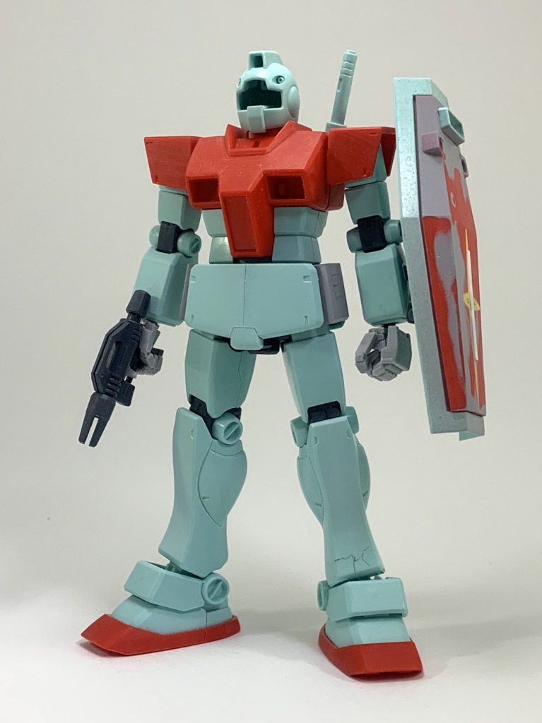 改修点は股関節の位置を2mm程下げたくらい。
あと軽くディテール追加。