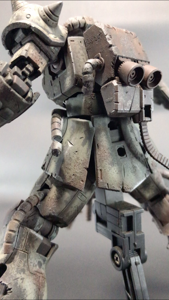 全体的にパテでテクスチャリング。