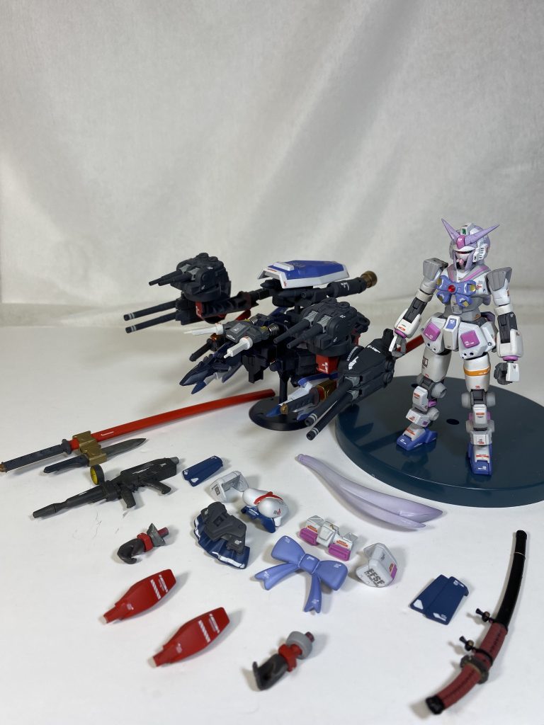 全パーツスタティック展示で。
では、ここからアーマーチェンジ!!