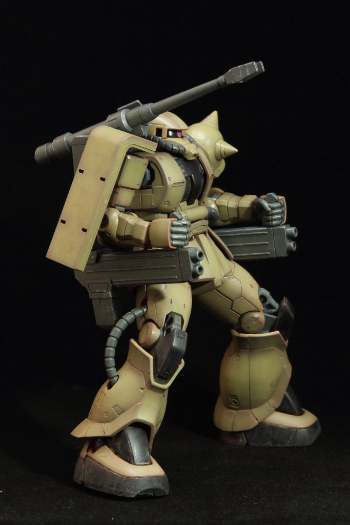 結構実機みたいなニュアンスでできたかなと満足しています。(ザクの実機ってなんだ笑)