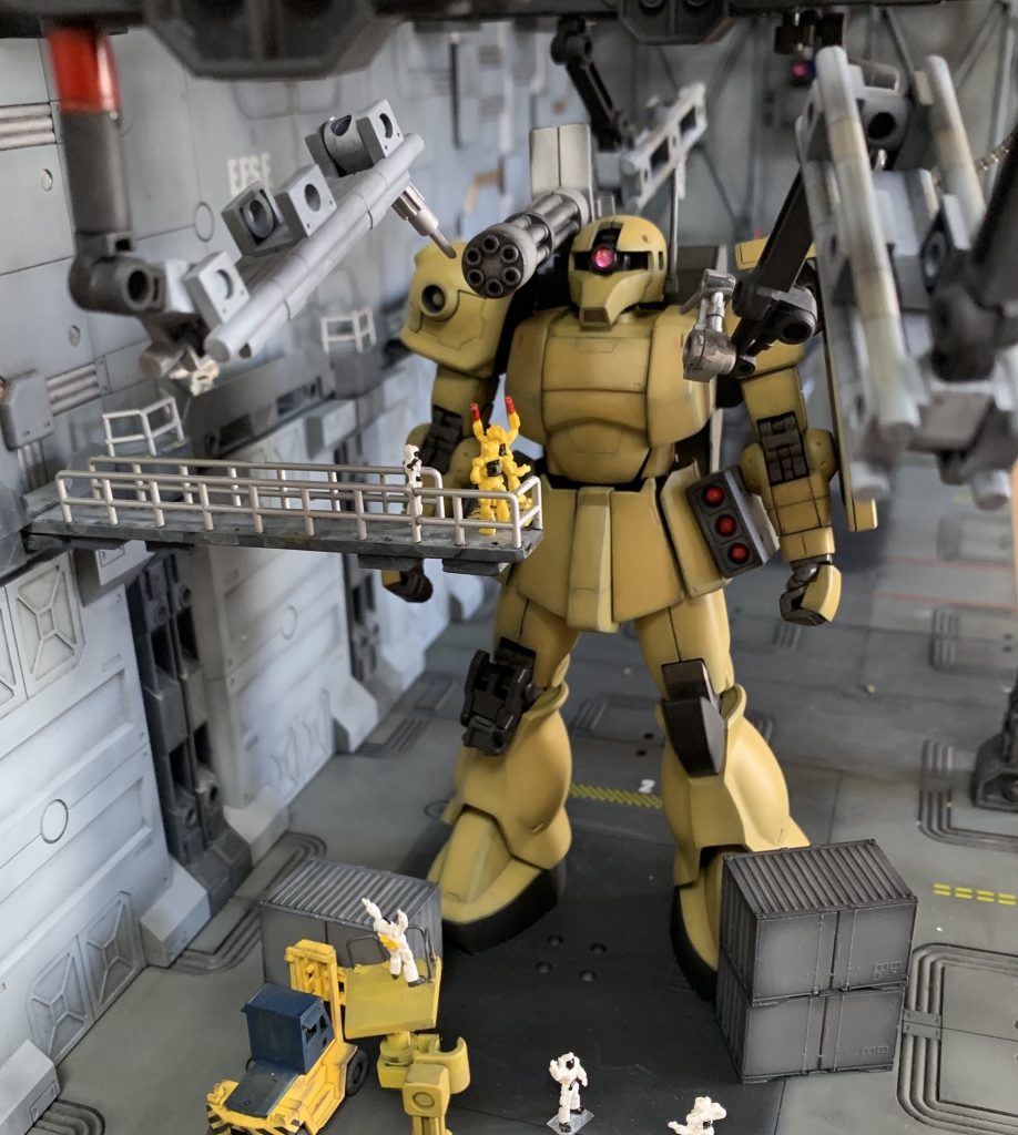 ザクⅠ対空戦闘型–4枚目/制作者：ぴよ