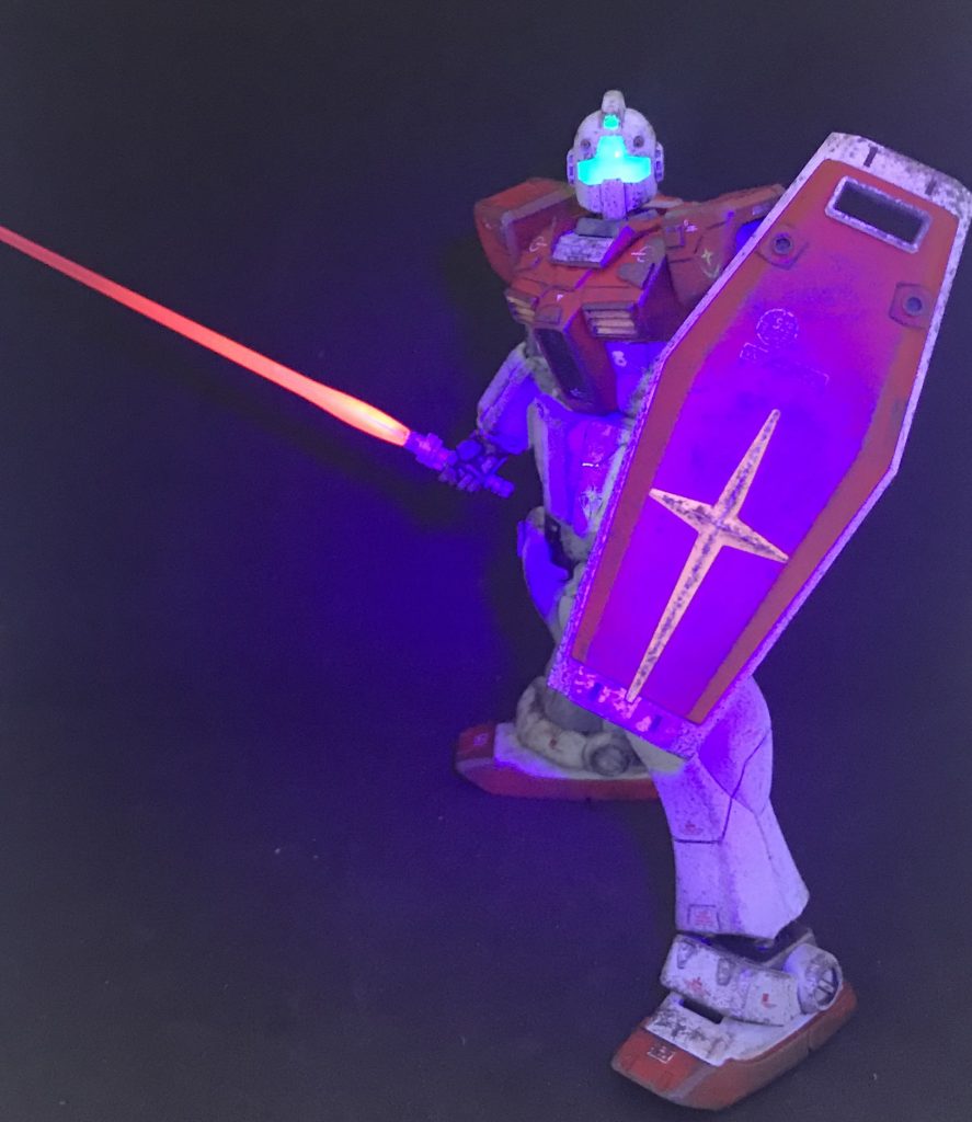 ビームサーベルも同様に反応します。