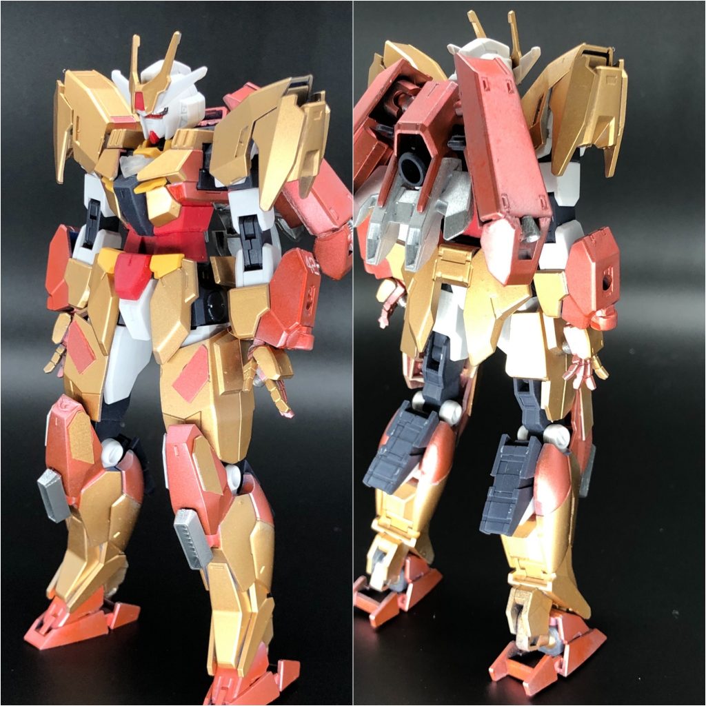 装着!!アースリィアーマーマーク42!!( ´ ꒳ ` )ノ
装甲にフレームガール紫電の脚、アームズの装甲をバックパックに着けました!