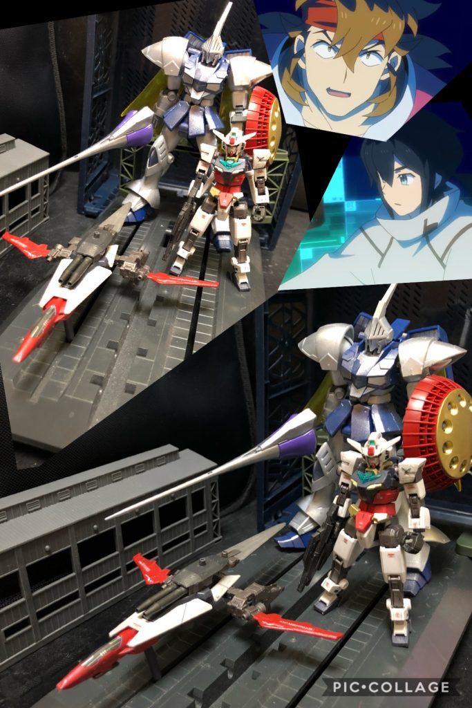 oyz「そんな事もあろうかとーっっ！」
カザミ「何だ急にっ！」
oyz「助っ人を用意しましたーっ！召喚っ！」

ヒロト「何だ....ココは....？....カザミ？」
カザミ「ヒロトじゃねーかっ！」

oyz「やあ！ヒロトくんっ。」
ヒロト「え？....ああ....室長か....。」
カザミ「ええーーっ！知り合いかよおっ！」
oyz「あらかじめ、私が作ったインフィニティアーマーのテストをして貰う様お願いしておいたのだーっ！宜しくヒロトくんっ！」
ヒロト「ん？ああ....。ミッションは....？」
oyz「このミッションだっ！」

ヒロト「....味方基地を防衛しつつ、敵部隊の迎撃....。
クリア条件は敵部隊撃破....敵機は30機....。
味方基地には防衛用のMSが10機か....。
敵のランクはSランクっていった所か.....。
....了解だ。」

カザミ「なんだよー、要は敵をボカーンと全滅させちまえばイイって事だろ？
防衛とかめんどくせえ事しなくっても、敵が来る前にやっつけちまえばイイじゃんかー。
この俺！キャプテンことリーダーに任せておけっつーの！なぁ！ヒロト！」

ヒロト「....。」