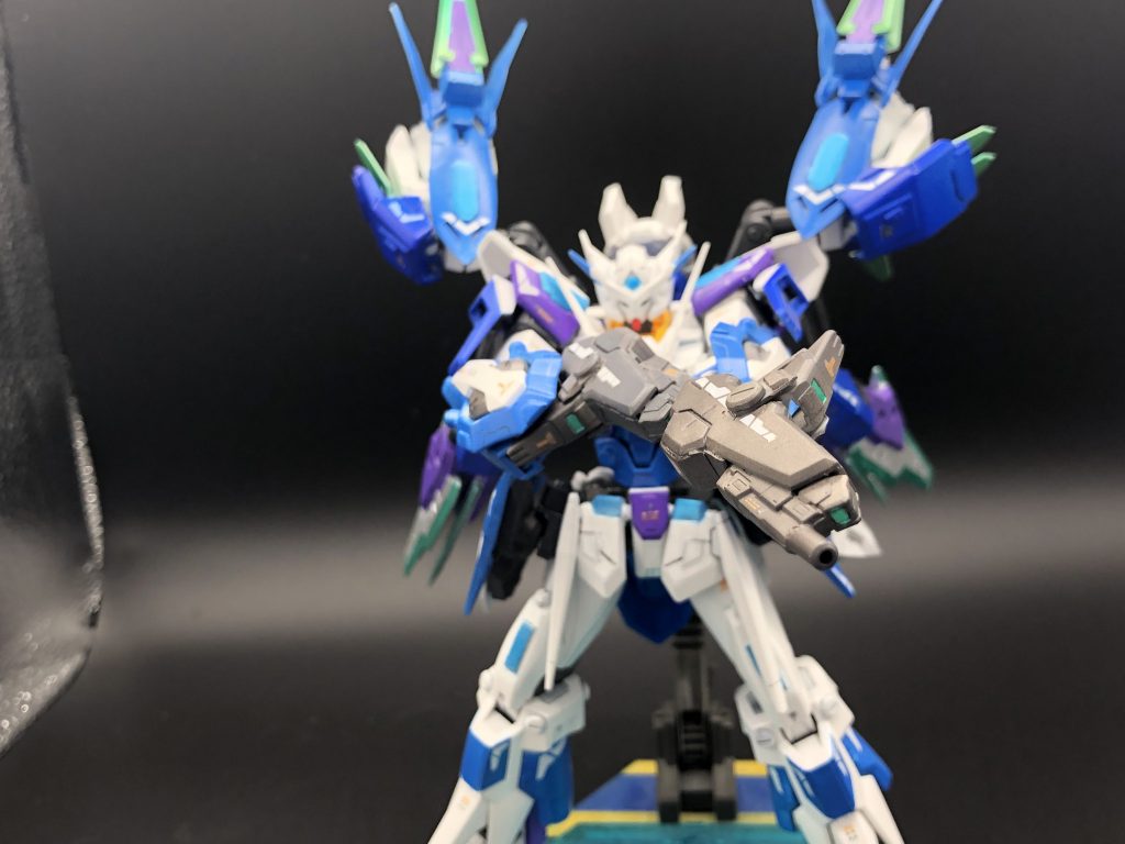 まずはカスタムのツインライフル！ストフリ風に連結できるようにポリパーツを仕込みました。