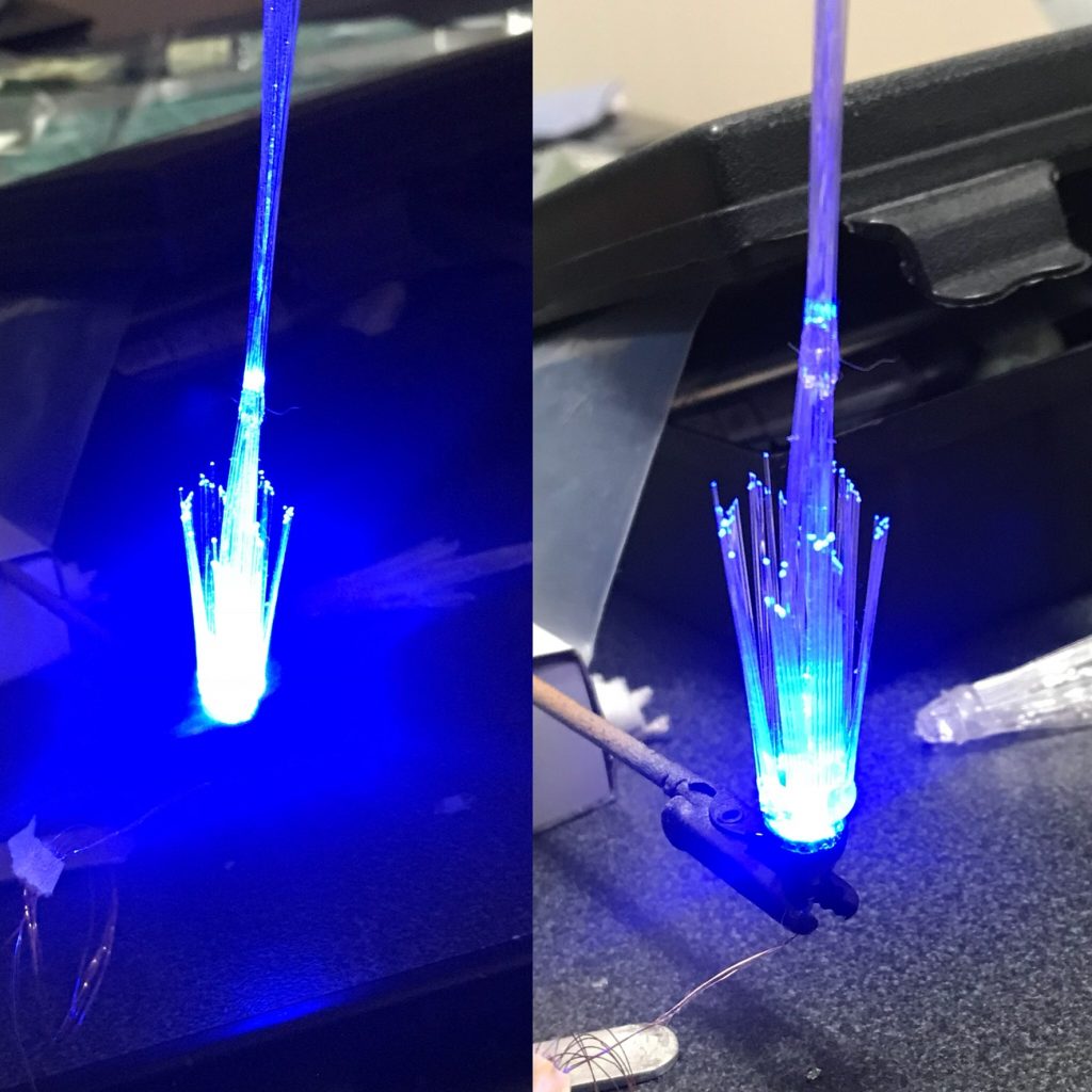 明るい時の写真と暗い時
初の点火試験、、、なんてw