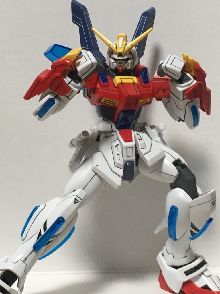 スターバーニングガンダム（初めてのスジボリ）–4枚目/制作者：@inazuma_zeroP