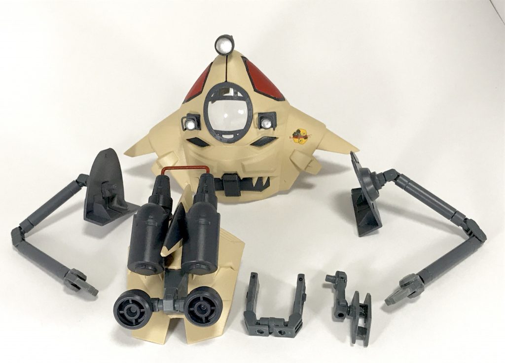 ユニットのパーツ構成はこんな感じ。