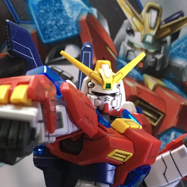スターバーニングガンダム（初めてのスジボリ）