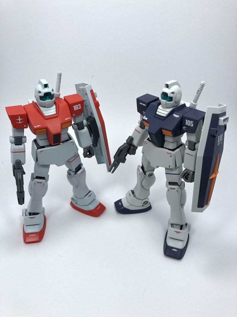 以前作ったジムとツーショットで。