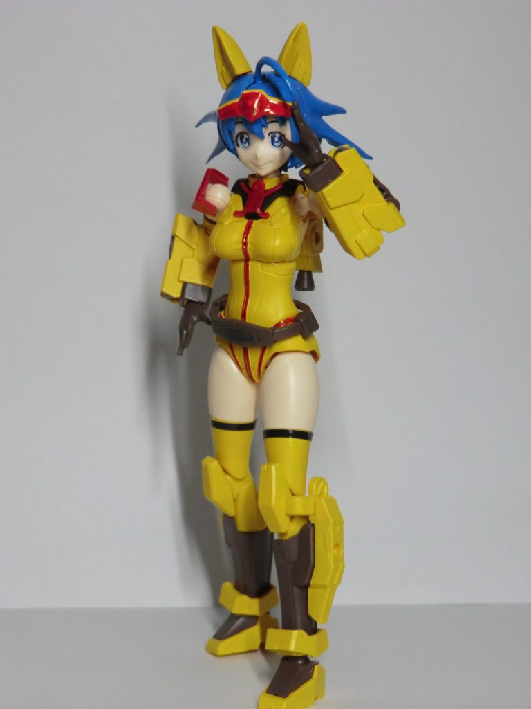 ヘアスタイルは変えました。
Ｔ社のアクリル塗料を使用しています。