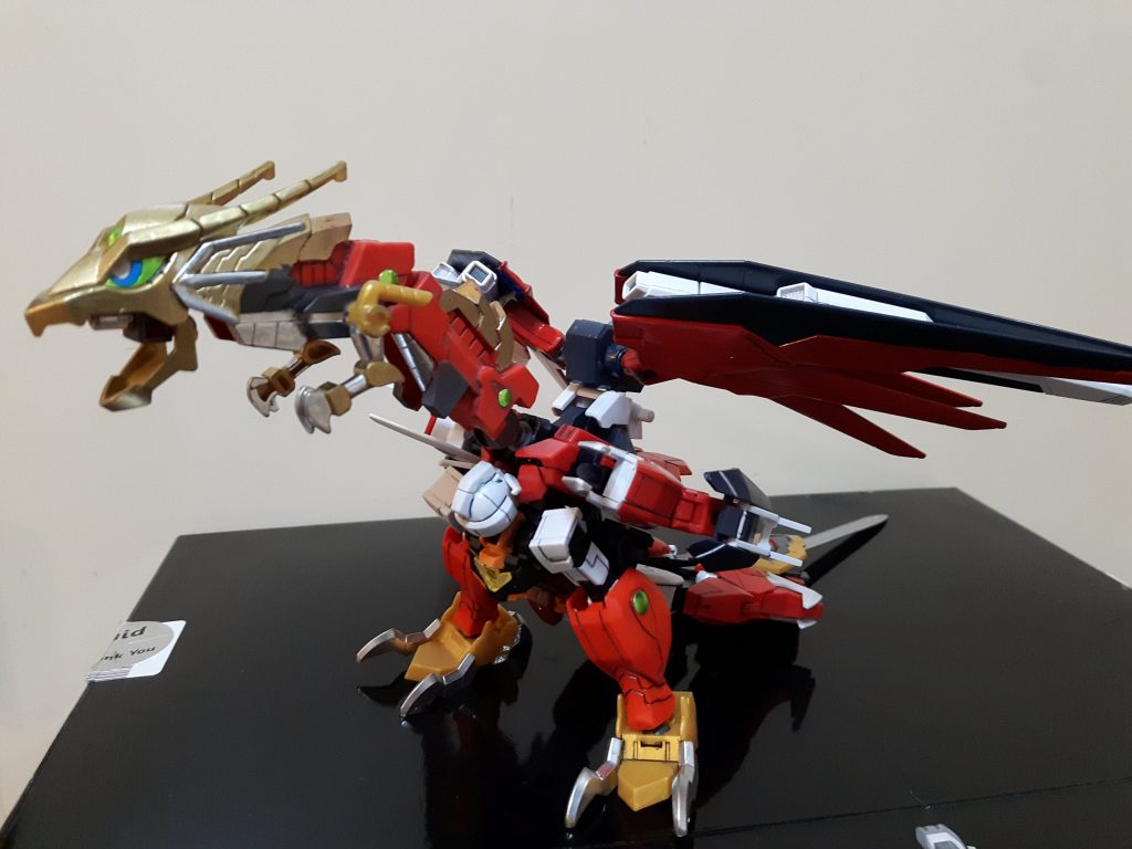 コアガンダムと合体。ドラゴンモード。