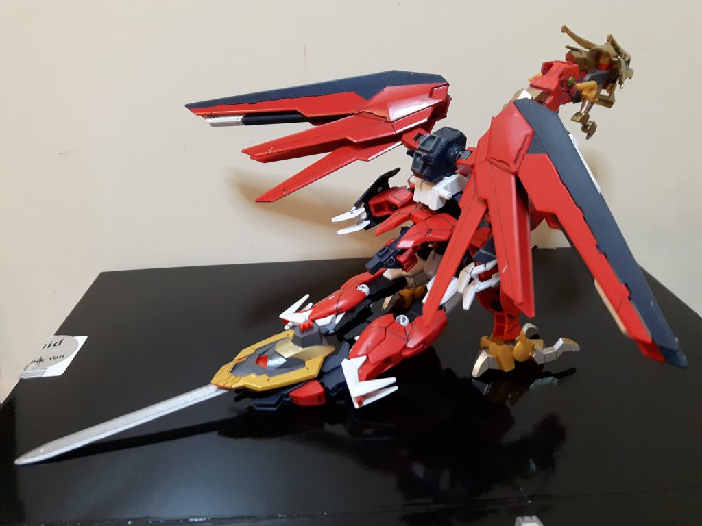 ドラゴンモード後ろから。