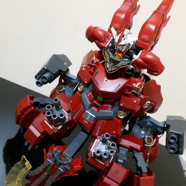 コアコン2機目です。シナンジュ風コアガンダムとネオジオングです。