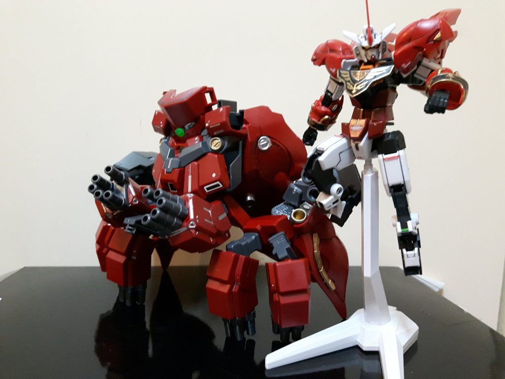 合体だー❗(乗る)