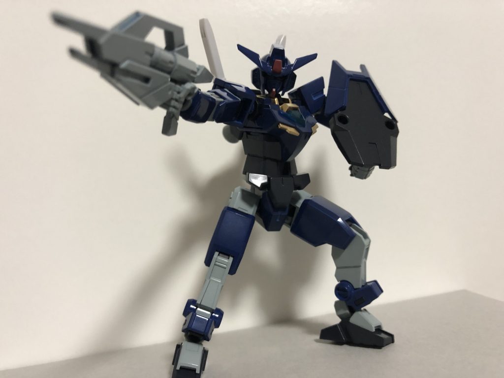 ライフルとシールドも塗りました。