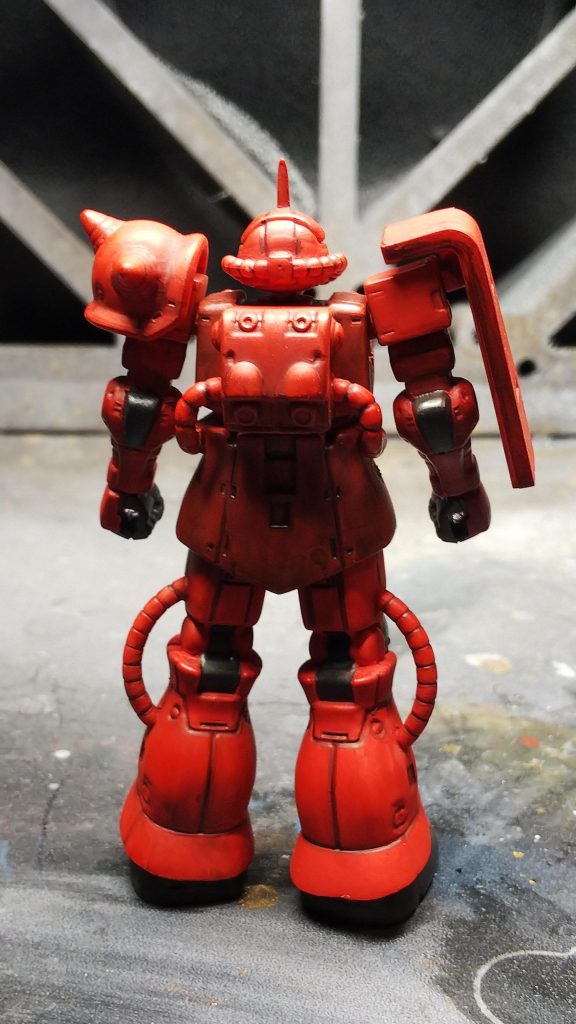 ガシャプラシャア専用ザクⅡ–4枚目/制作者：フルアーマプドウ