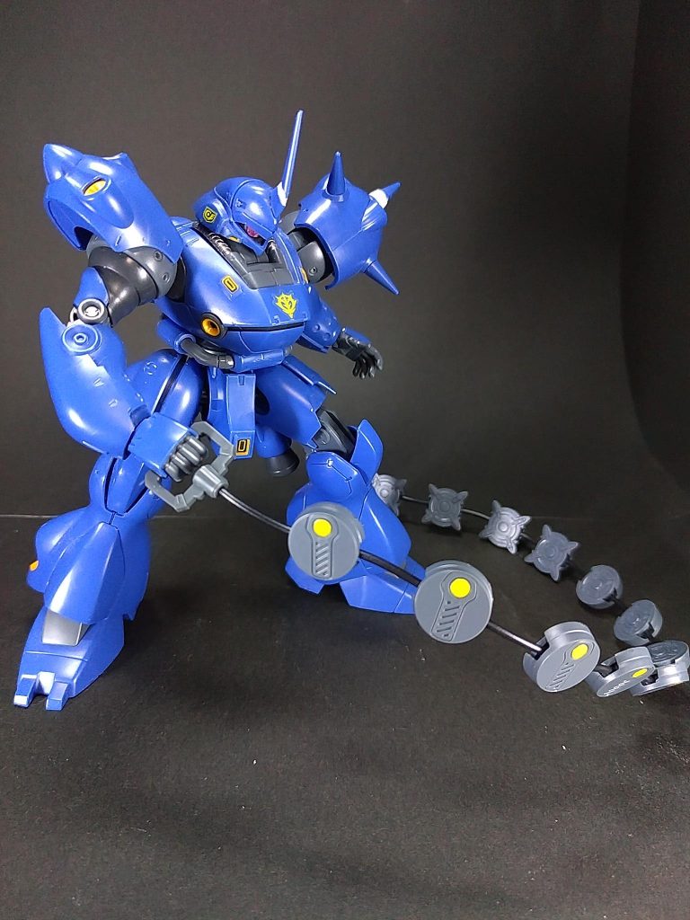 「さぁ来い!戦い方を教えてやる!!」
(ポーズは違いますが・・・(eyebrow))
チェーン・マインの会心の一撃!