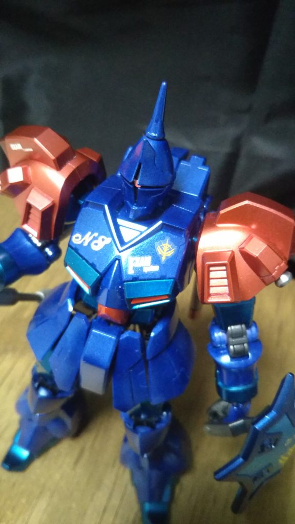 バストアップ。メタリック塗装は光が反射して写真に納めるの大変ですね、撮影テクニックとかも勉強しないとです。