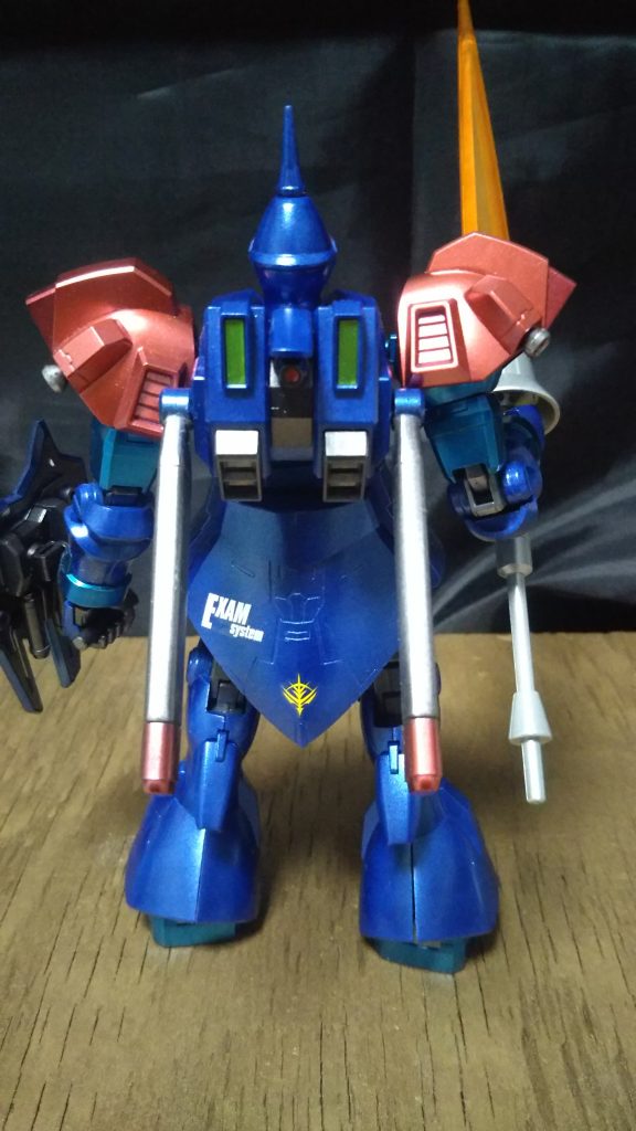 バックショット。本体自体は大分前に完成していたのですがEXAMのデカールを貼りたくて手にいれるの待ちでした。