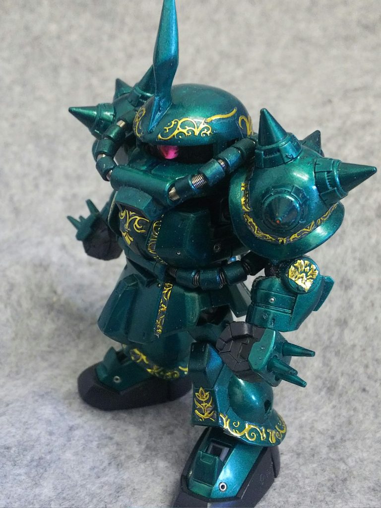 SDクロスシルエットドズル専用ザクⅡ–2枚目/制作者：みっつ