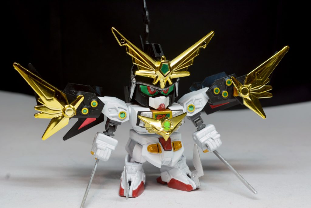 ## 明鏡の陣

胸の影迦楼羅の頭には緑のクリアパーツを追加で付けました。