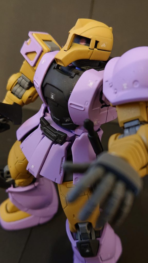 hgucオリジンザクⅠ（シーマガラハウ）–2枚目/制作者：ガンプラおじさん