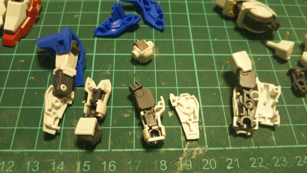 腕の関節にトランジェントを使用