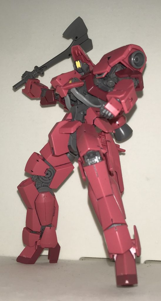 アックスを振り上げる流星号