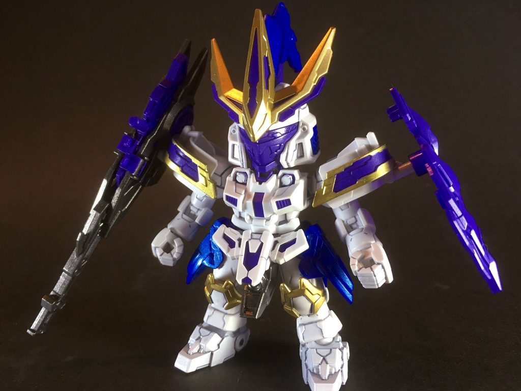 「隻眼の猛将。
乱世（エンドレス・ワルツ）を終焉に導く曹操ウイングガンダム、その覇道を妨げる火種を滅す『火消しの風』。」