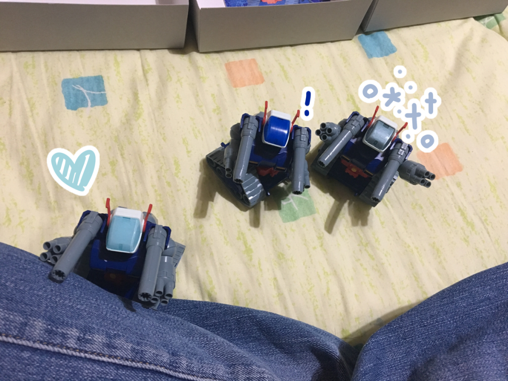 8月13日に生まれた三つ子ちゃんです。
か……かわいい……！